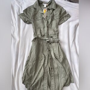 ARMY GREEN DRESS
